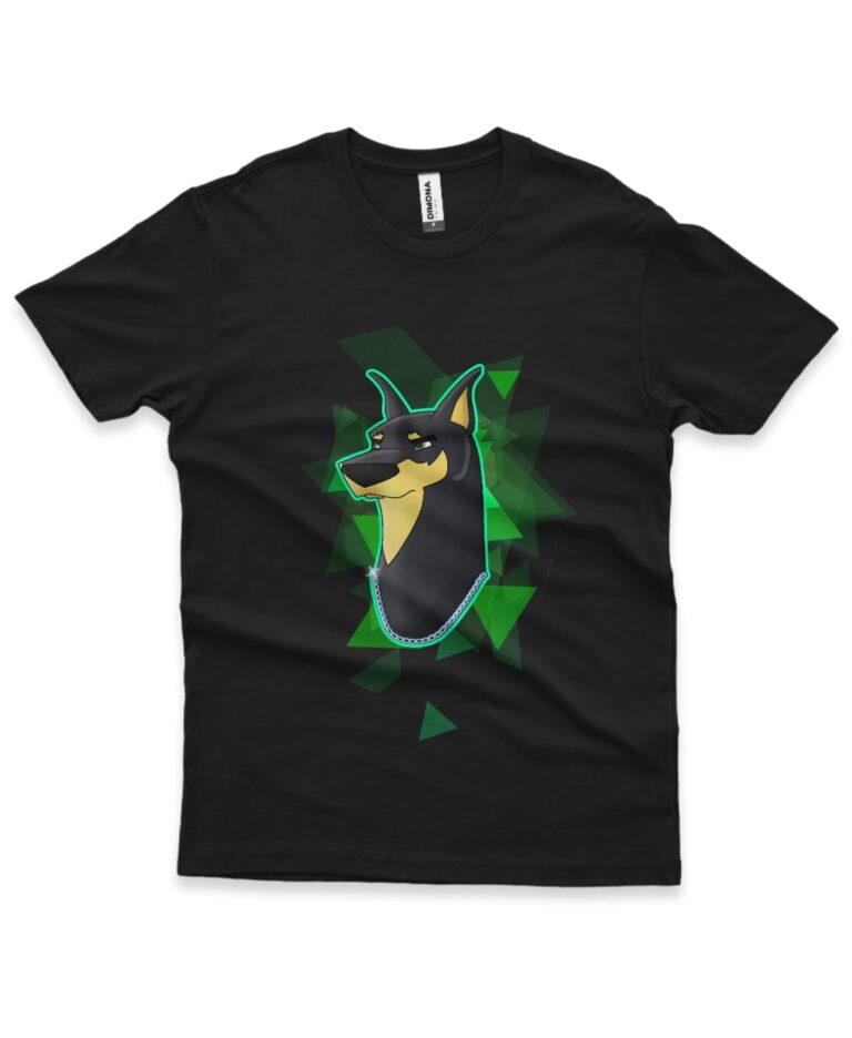 Doberman-Camiseta Masculina