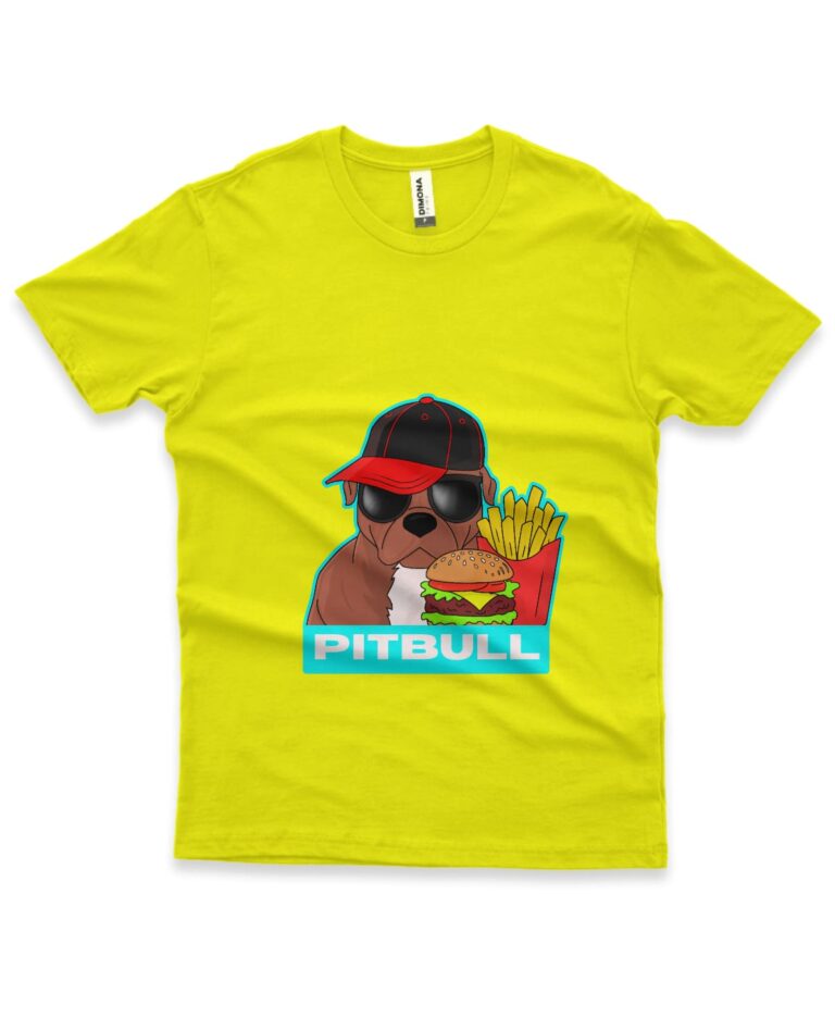 Pitbull Modern-Camiseta Masculina