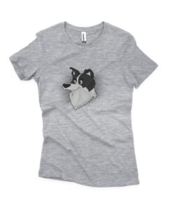 Camiseta Baby Long Feminina- Border Collie- Classic