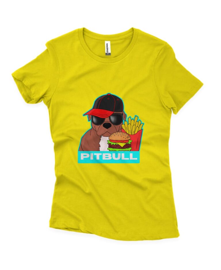 Pitbull Modern- Camiseta Feminina
